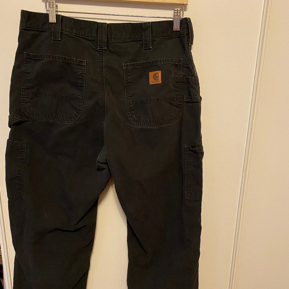 Carhartt Men's Black Utility Work Pants 34 X 30